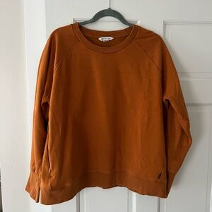Athleta Crewneck Sweatshirt | Orange | 1X